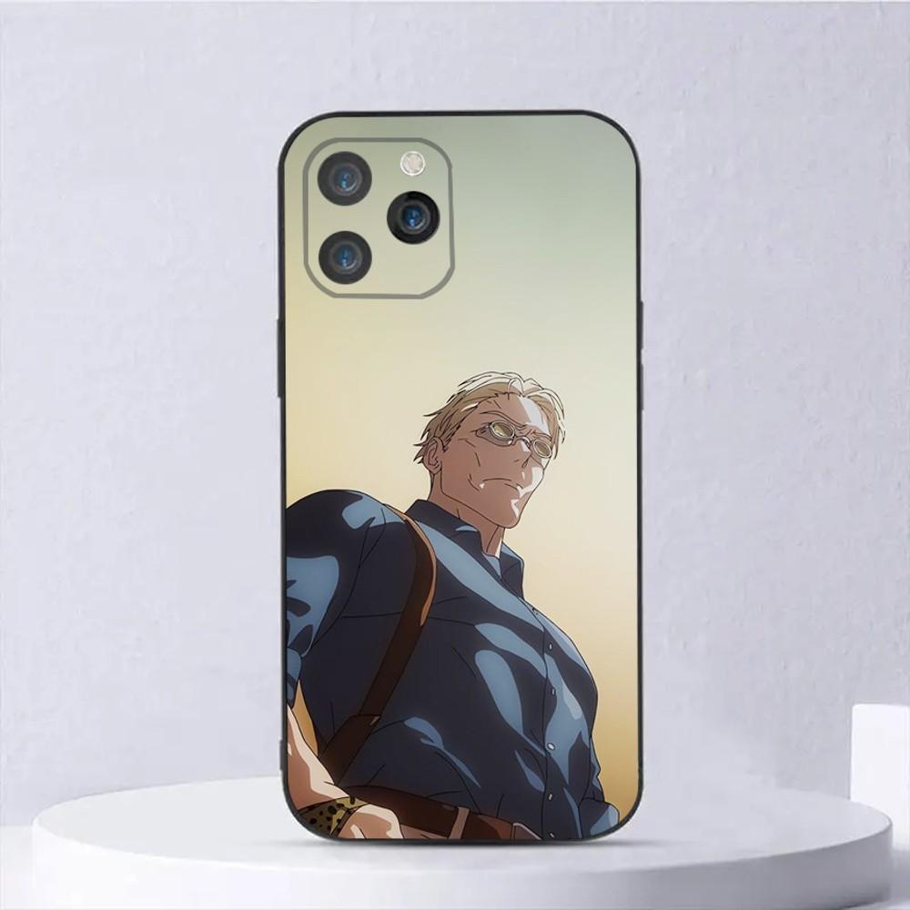 Kento Nanami Phone Case For iPhone15,14,13,12,11,Pro,Max,Plus,Mini,X,XS,XR,8,7,6,S,Plus,SE Soft Black Case