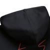 Men Autumn Hoodie Solid Color Letter Pattern Hooded Hat Long Sleeves Loose Streetwear Elastic Cuff Warm Winter Hoodie Men Clothes