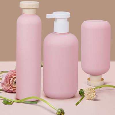 Empty Plastic Pump Lotion Shampoo Bottle High-End Cosmetics Bottles Pp Pump Head Refillable Bottles Bathroom Storage Box