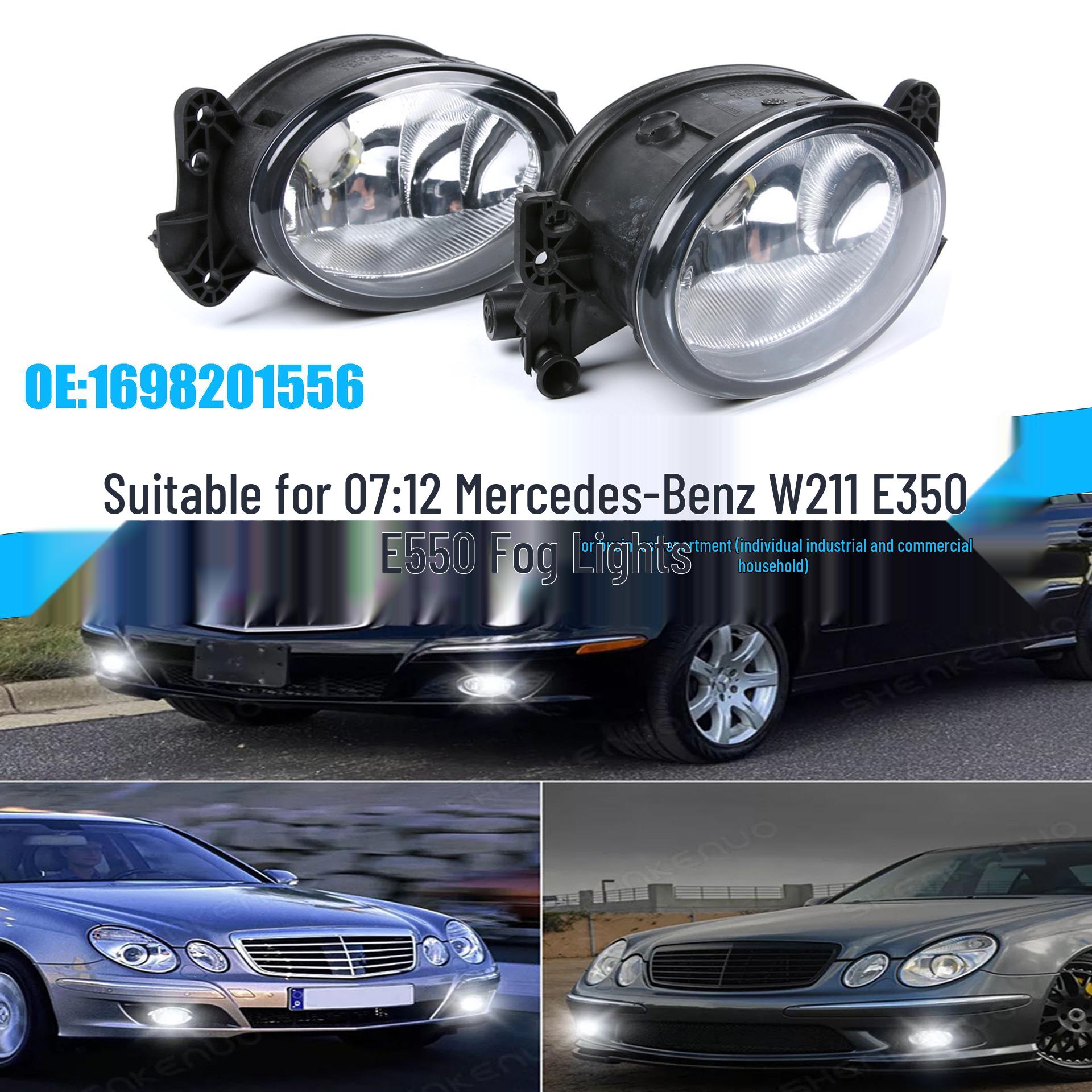 

Протитуманна фара для Mercedes-Benz W211 E350/E550 2007-2012 (1698201556, 1698201656) Right Side (One Piece)