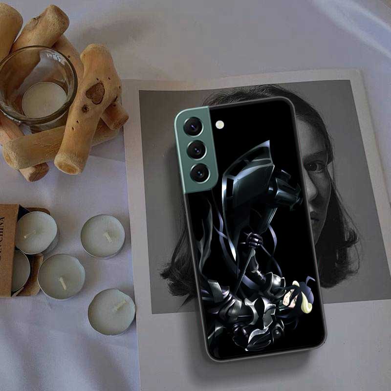 Albedo Overlord Phone Case For Samsung Galaxy S22 S25 Ultra S21 S10 Plus S26 Edge S20 S23 S24 FE Cover Silicone Soft TPU Cle
