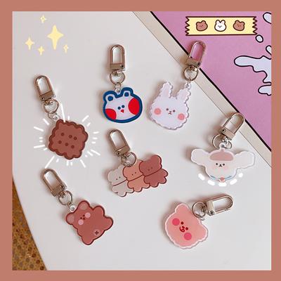 Cartoon Keychain Bear Pendant Decoration Couple Clothes Bag Small Pendant