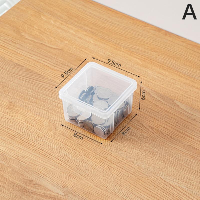 1pc ransparent Plastic Storage Box for Paper Money Album Banknote Case Coin Storage Collection Boxes Holder