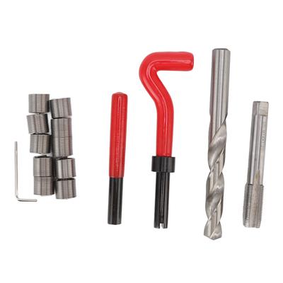 Kit de réparation de filetage Métrique Acier Foret Taraud Inserts Outil pour la réparation de moteur automobile M14x1.25