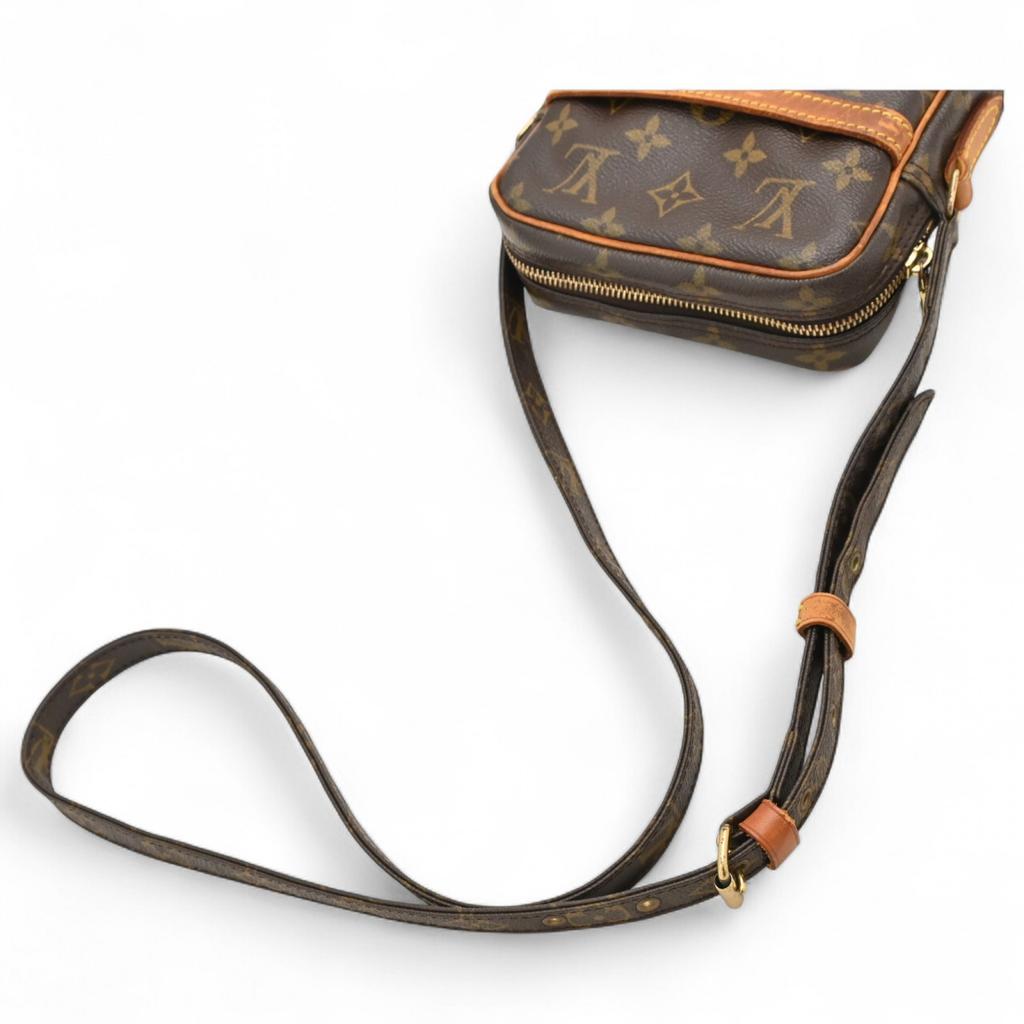 Auth LOUIS VUITTON Monogram Danube Shoulder Bag Brown M45266 lv1125jh Used