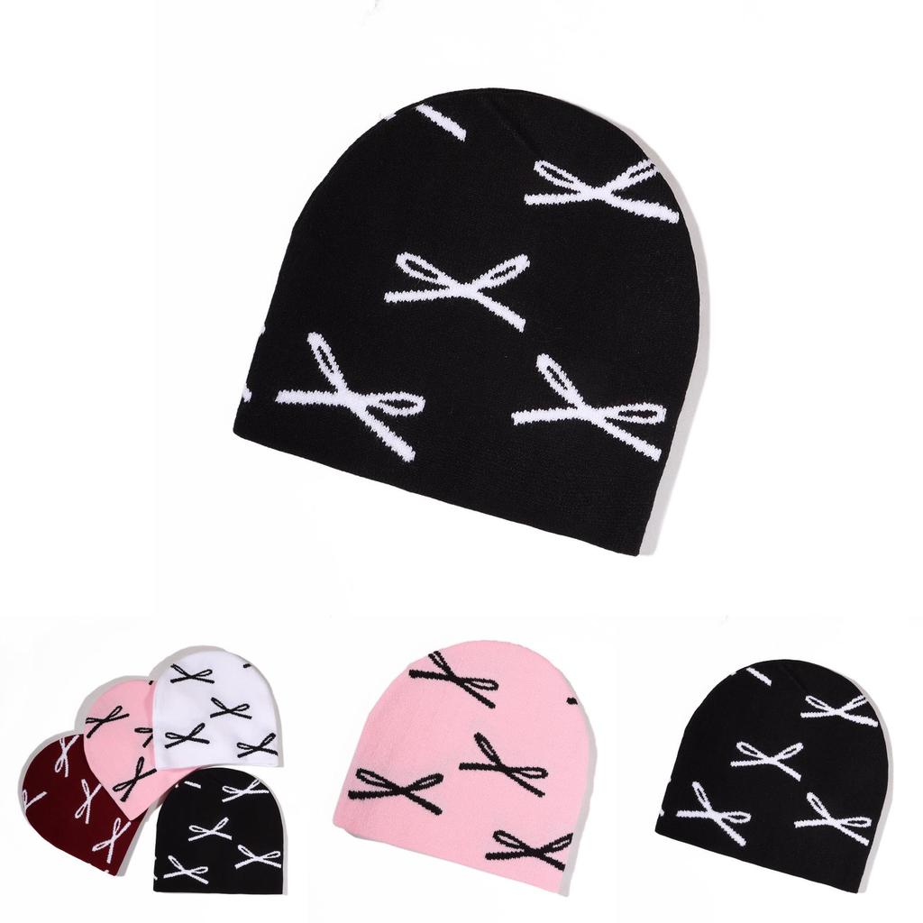 Acrylic Knitted Beanie With Round Top And No Brim For Street Style And Warmth