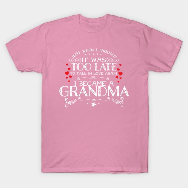 T Shirt Women I Became A Grandma Harajuku Print Kawaii Tshirt Summer Short Sleeve Female T-Shirt Top Tee