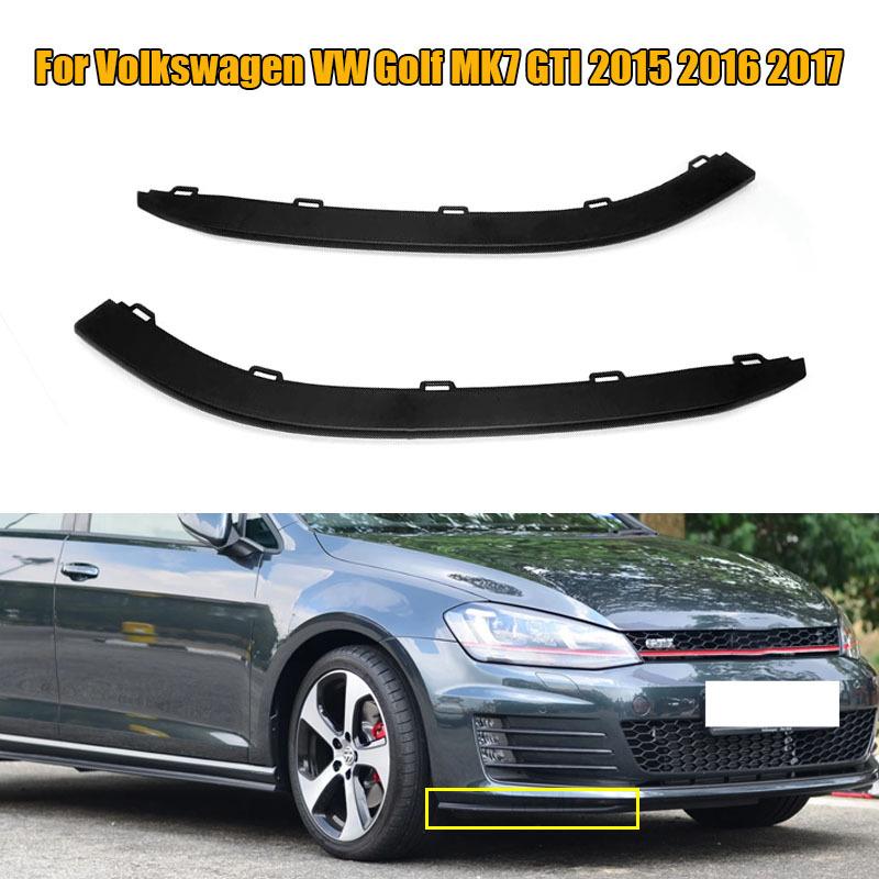 5GG8059039B9 Car Front Bumper Lip Lower Spoiler Air Deflector Valance Trim For Volkswagen VW Golf MK7 GTI 2015 2016 2017 Only Left