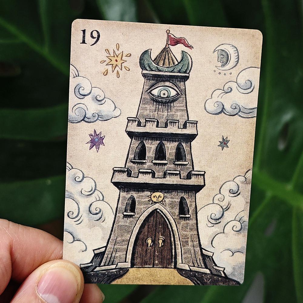 Deviant Moon Lenormand Card Deck With Doublesided Textured Paper For Tarot And Fortune Telling