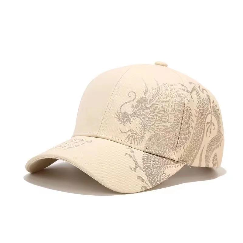 

Chinese style Golden Dragon printed baseball cap for men and women, adjustable design, lightweight, breathable and cool Adjustable хаки