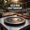 Nonstick Barbecue Pan Round Roasting Trays Multipurpose Grill Rack  Home Kitchen