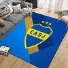 Club Atletico Boca Juniors3 Flannel Pattern Square Carpet,Area Rug,Carpet Rug for Living Room Bedroom Sofa Playroom Decor,Non-slip Floor Mat