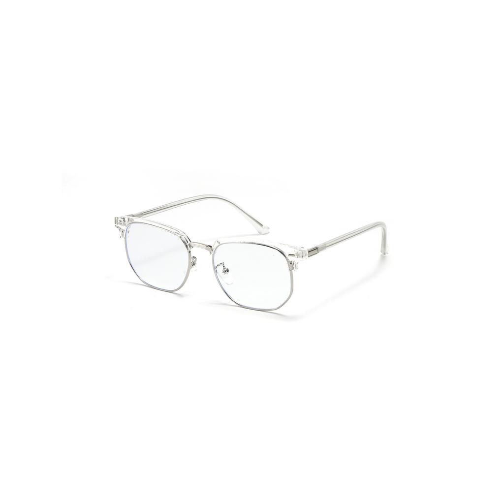 Glasses Semi-Metal Round Small Fresh Plain Glasses Female Flat Glasses Male