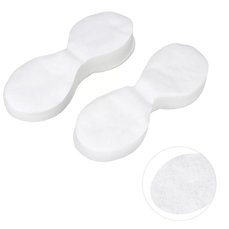 100/200 Stück Einweg Augenmaskenpapier Ultradünne Naturbaumwolle Augenpflege-Patches für Frauen Spa Augenabdeckungen Gesichtshautpflege-Werkzeuge
