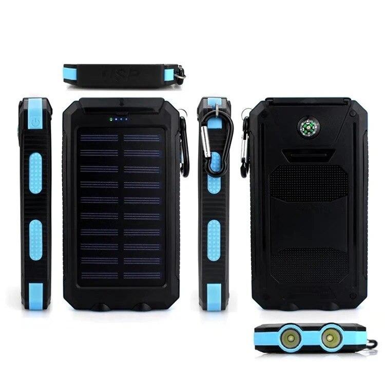 Wasserdichte Solar Power Bank Case Kit Outdoor Fast Charge Solar Mobile