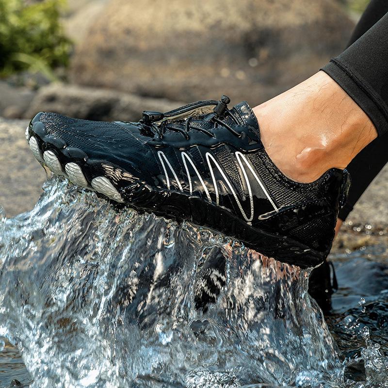New Women's Creek Shoes Swimming Fitness Yoga Skipping Rope Men's Shoes Breathable Non-slip Hiking Shoes Treadmill Shoes Beach Shoes