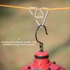 1PC Outdoor Camping Stainless Steel Hooks Multi-Function Non-Slip Ultra-Light Triangular Hooks Camping Accessory