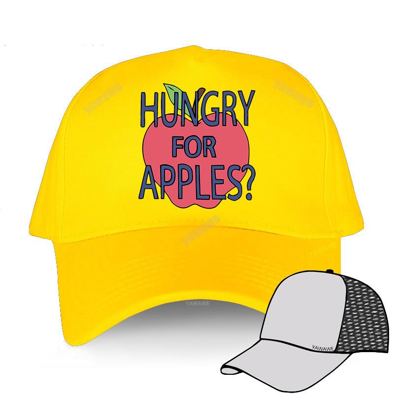 Baseball Cap Spring Summer Solid Sunhat Fashion Adjustable Berserk Hungry For Apples Dad Hat Cotton Outdoor Yawawe Caps