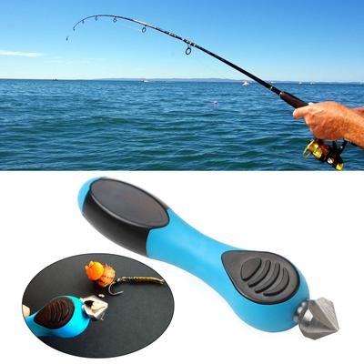 Practical Fishing Lure Drill Nonslip Grip Snowman Rig Drill Fishing Lure Punch Hole Tool Carp Fishing Accessories