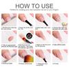 3 Colors Extension Gel Mirror Powder Nail Lamp Top Coat Base Coat Primer Rhinestone Glue Cleaner Nail Art Kit