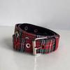 Belt Y2k Dopamine Flower Red Plaid Belt, Female Sweet Cool Babes Denim Blue Tide