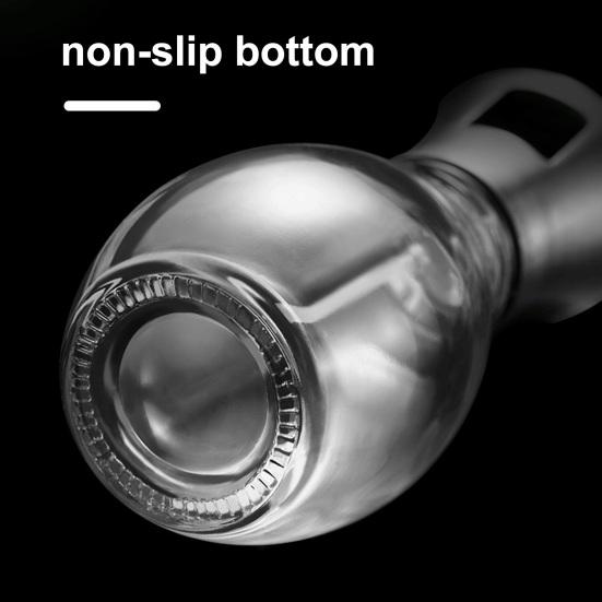 200-ml-Olivenölsprüher aus Glas mit rutschfester Pressoberseite, staubdichter Ölspender, Druckdüse, Küchenöl-Nebelwerkzeug