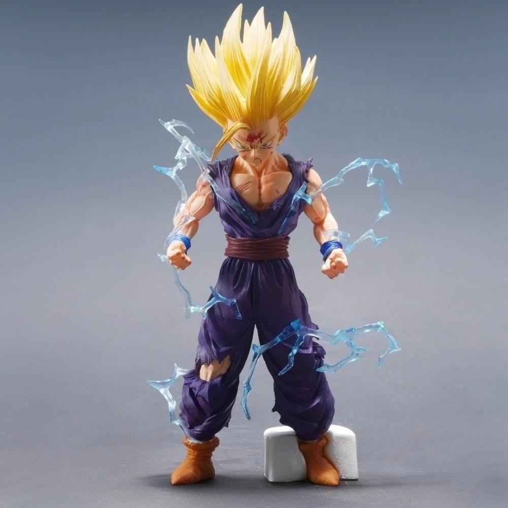 

24cm/9.45in Anime Dragon Ball Figure Super Saiyan Son Gohan Action Figures Pvc Desktop Ornamen Collection Model Toys Gifts 2 Round Sensory Compression