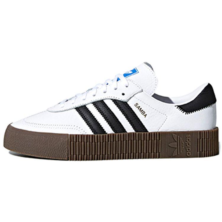 

Adidas Sambarose Cloud Белые женские кроссовки Core-Black Gum AQ1134