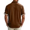 Men's Casual Short-Sleeve Collared Shirt For Spring/Summer