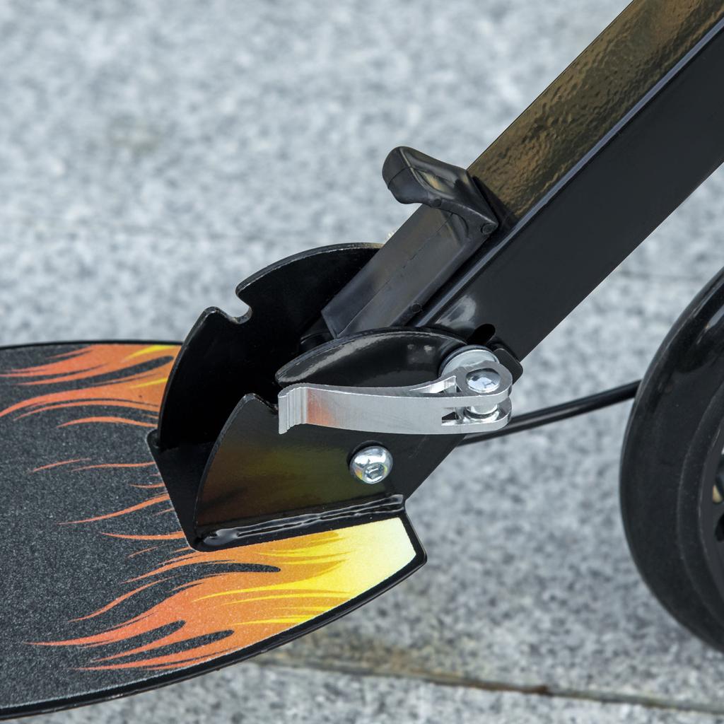 Foldable Kids Scooter with Height-Adjustable Handlebar and Double Brake 86 x 35 x 93-103 cm Black