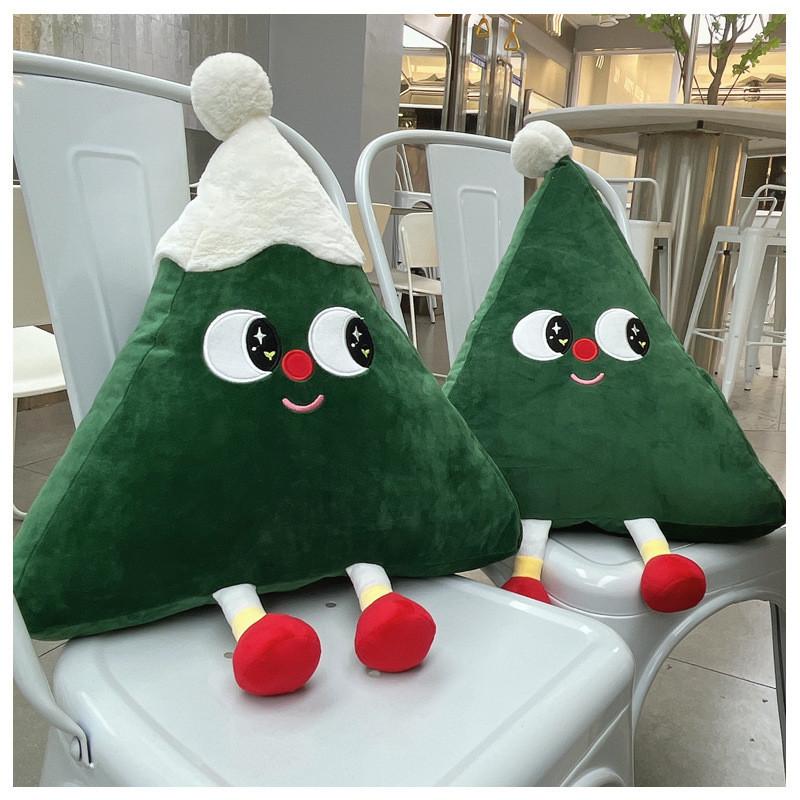 Christmas Tree Xmas Cartoon Plush Toy Doll Cushion Pillow Decorations Festival