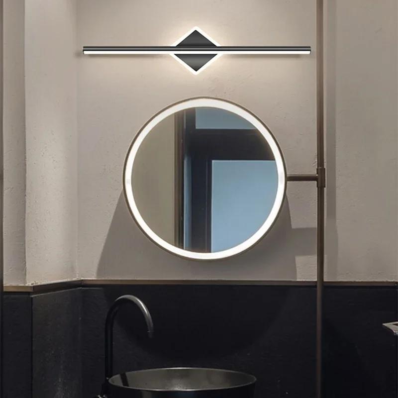 Lampă de perete LED modernă, lampă cu oglindă pentru baie, lampă de machiaj pentru living, dormitor, decor interior, corp de iluminat, applique de perete cu lustru