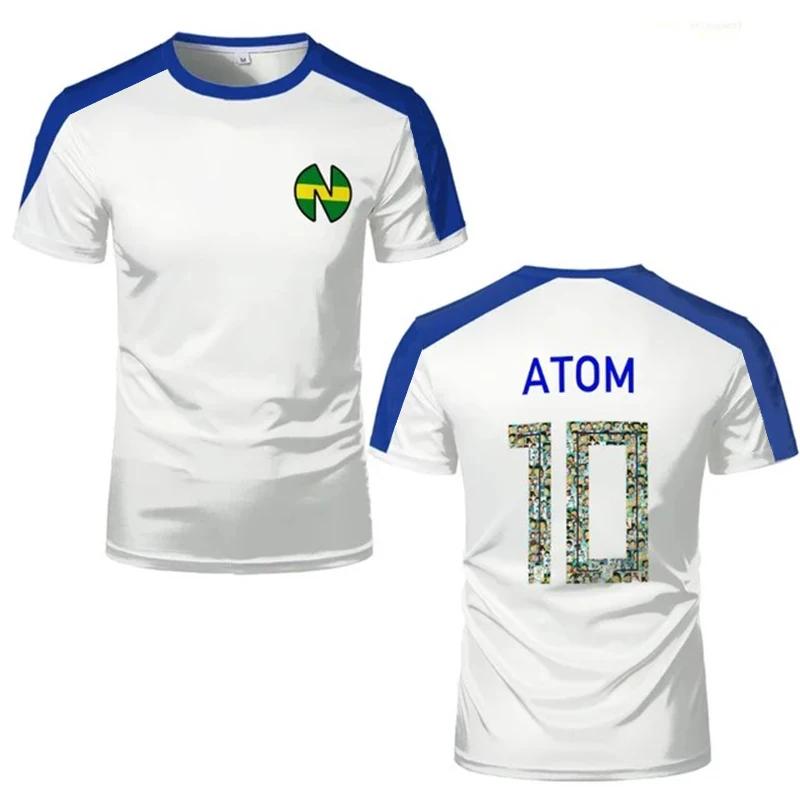 Camisetas Esportivas Para Homens Capitão Tsubasa Anime Jersey Cosplay Tops Personalizados Soltos Masculino e Feminino Roupa Esportiva de Secagem Rápida Camisetas Infantis