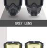 Retro Harley Windproof Face Shield & Goggles for Motorcycle Riding