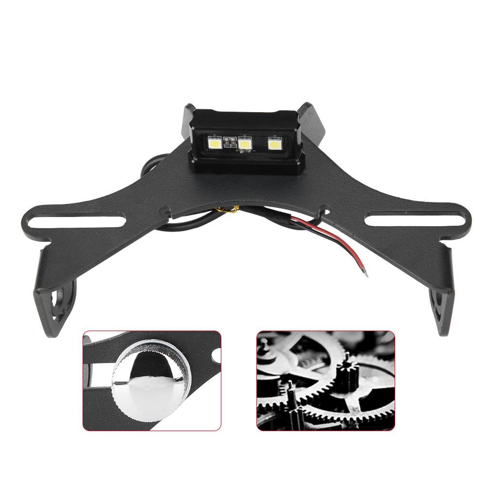 Tail Fender Eliminator Motorcycle License Plate Holder with LED Light for YAMAHA R1 2015 2018