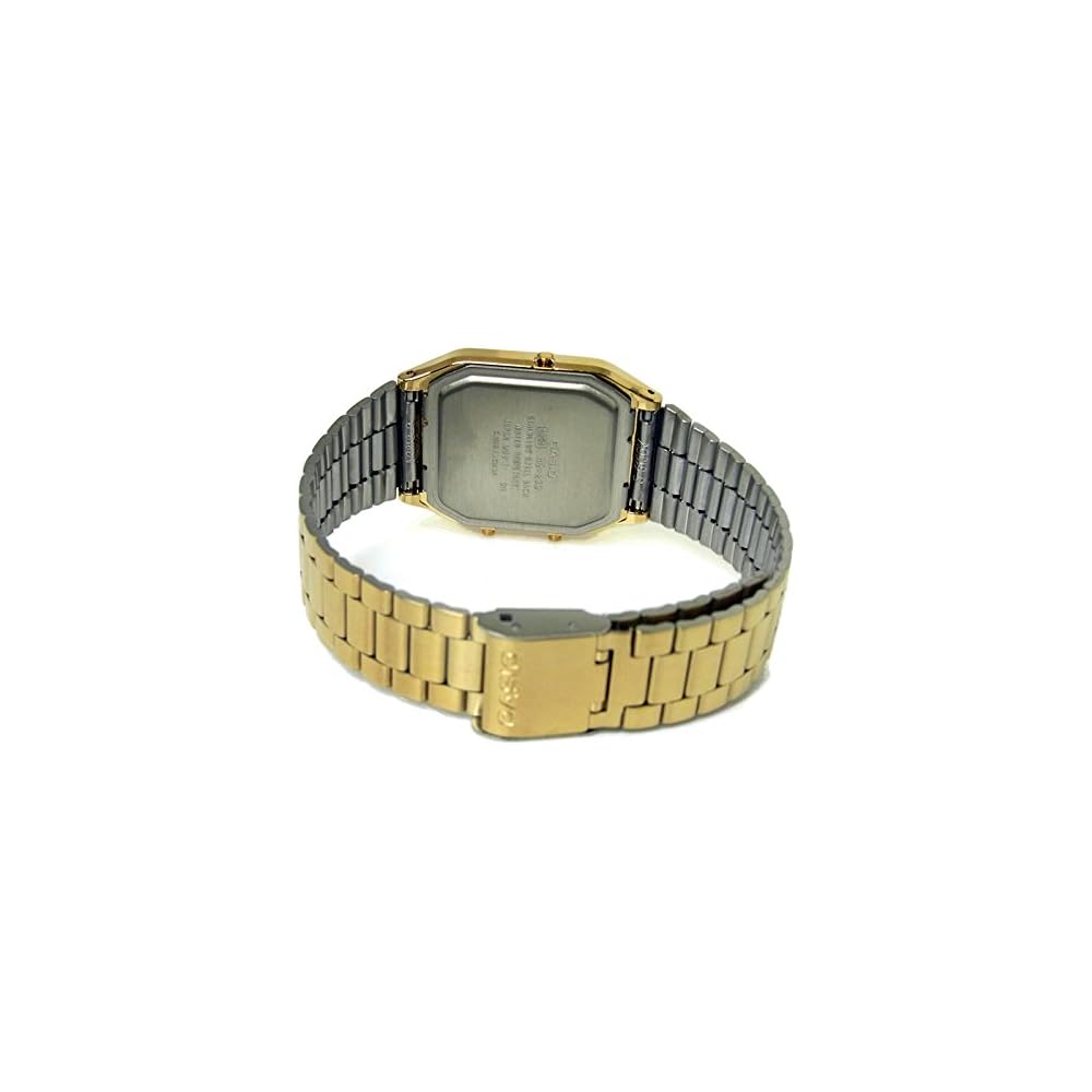 Casio Standard AQ-230GA-9B Analog Digital Watch Gold Metal for Men and Women