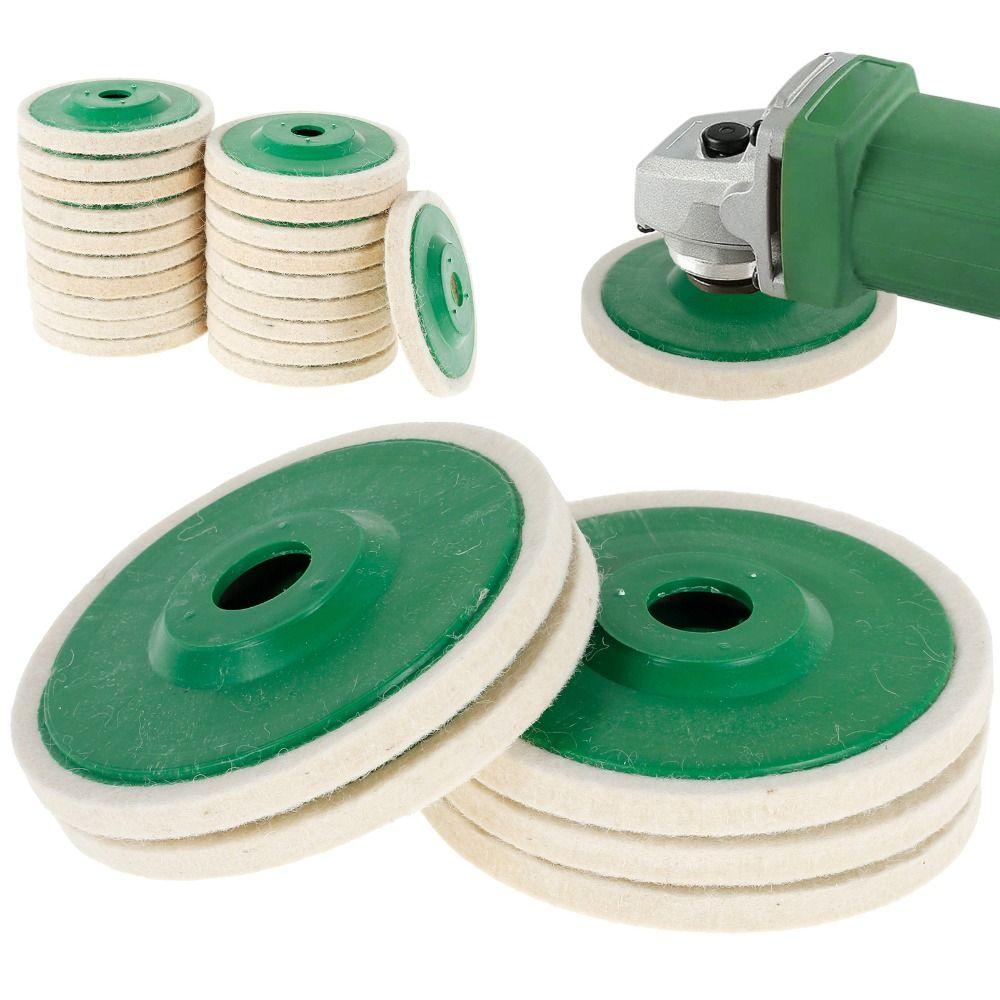Metal Rust Removal Wool Polishing Disc Wear Resistant Wool Polishing Pad  Ceramic