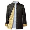 Traditional Chinese Tang Clothing Outer Jacket For Men With Doublesided Wear And Pocket Decor Perfect For Autumn