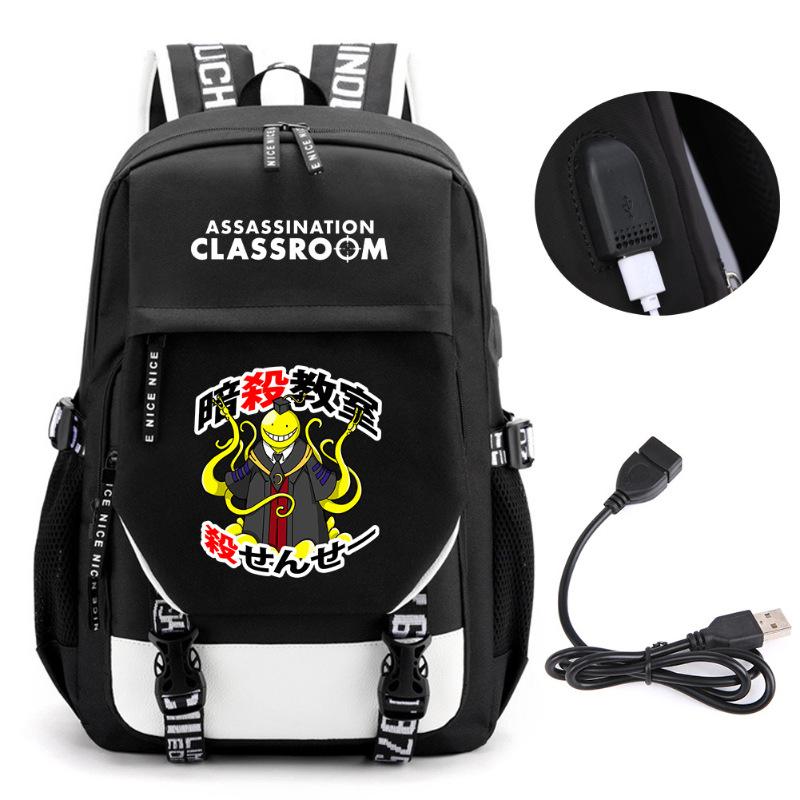 Animation Assassination Classroom Peripheral Large Capacity Backpack Backpack Elementary And Secondary School Student School Bag Computer Bag