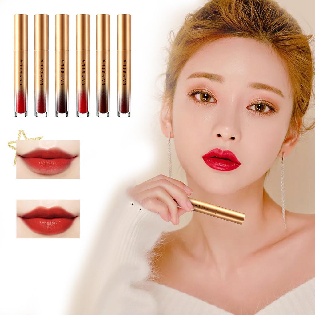 

Cute RED Tube Mouth Red Brick Red Aunt Lipstick - Непростой сладкий бархат
