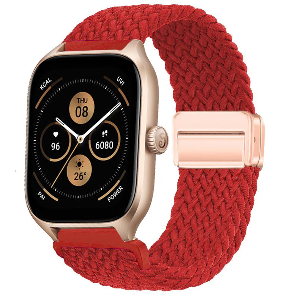 Braided Solo Loop Strap For Amazfit GTS/2/2e/3/4/GTS2 Mini/GTR 2/2e/4/3/Pro Nylon Bracelet Amazfit Bip 6 5 20mm/22mm Watch Band