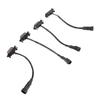 4Pcs LED Grille Lights DC12V Amber High Brightness Front Grille Daytime Running Lamps Replacement for Tacoma PRO