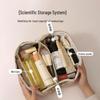 Premium Large Capacity Women's Cosmetic Bag: Portable Travel Makeup Organizer Case