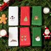 Christmas Kitchen Towels Skin-Friendly Handkerchief Christmas Tree Dish Hand Towels For Beach Trips Hiking Gardening Casual