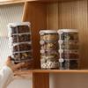 4-5 Schichten Kunststoff Gewürzaufbewahrungsboxen Getrocknete Chili Gewürz Kondimentboxen Aufbewahrungsboxen Haushalt Versiegelte Gläser für Küche