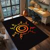 Naruto Anime Rug Carpet Large Area Rug Non Slip Washable Floor Mat Gamer Room Bedroom Home Decor