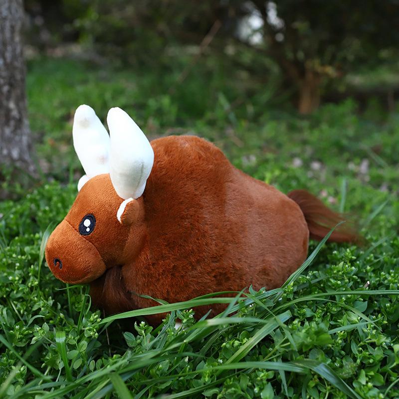 New Cartoon Animal Moose Plush Animal Doll Moose Plush Ornament Children's Holiday Gift