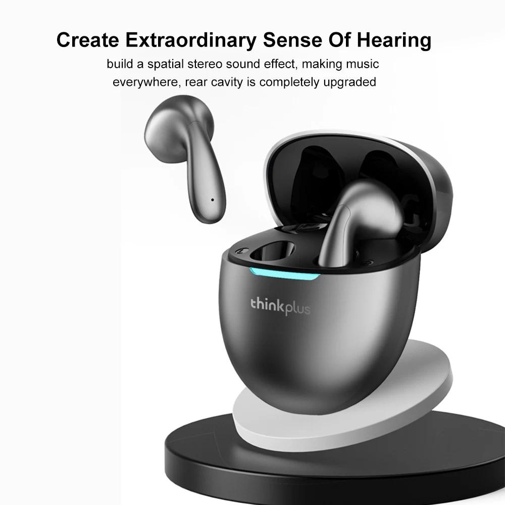 Lenovo LP48 Wireless Earbuds with Mic Noise-Canceling Bluetooth 5.4 Technology Smart Noise-Canceling Headphones