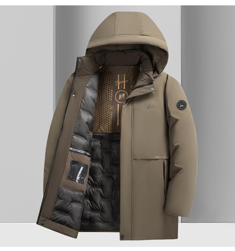 Winter 2025 Men's Windproof 3D Cotton Jacket: Thickened, Warm, Cold-Resistant, with Detachable Hood