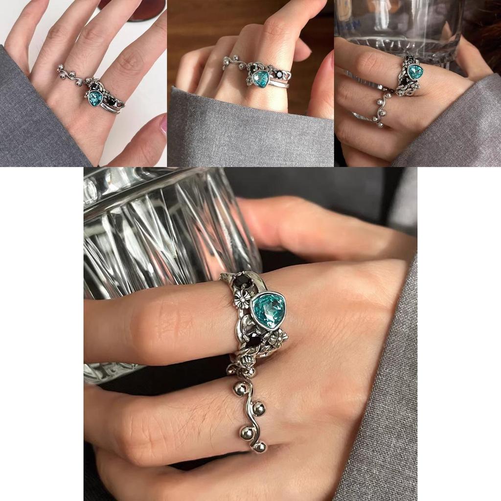 Chic Minimalist Copper Ring With Geometric Design Adjustable For Women 2024